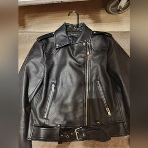 Zara leather jacket